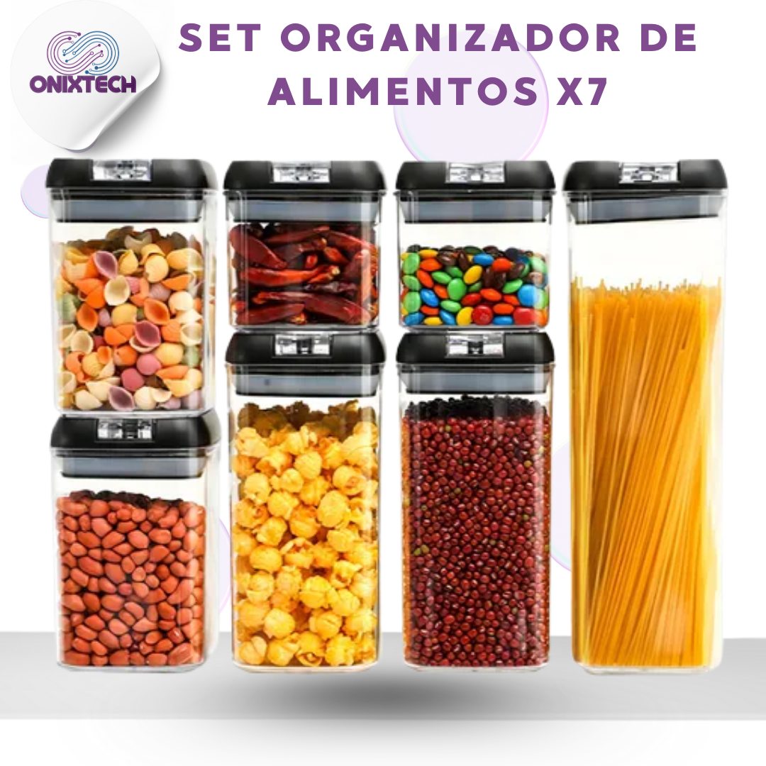SET ORGANIZADOR DE ALIMENTOS X7